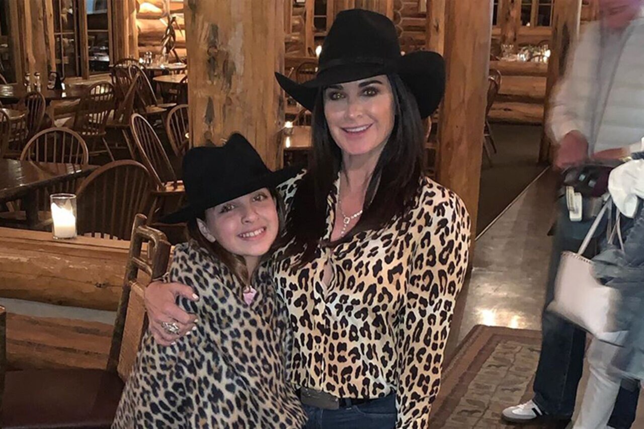 Kyle Richards shows adorable three-year-old daughter Portia how to draw  money from an ATM