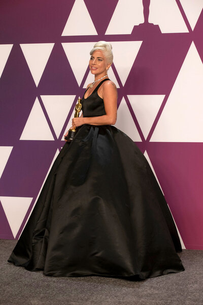 Lady Gaga's Brandon Maxwell Oscars dress