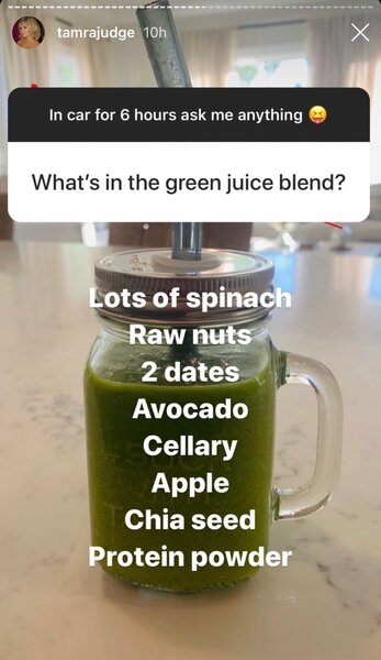 Tamra Judge Instagram: Diet, Celery Juice