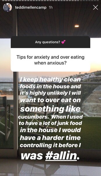 Teddi Mellencamp Arroyave Instagram: Anxiety, Diet, Fitness Tips