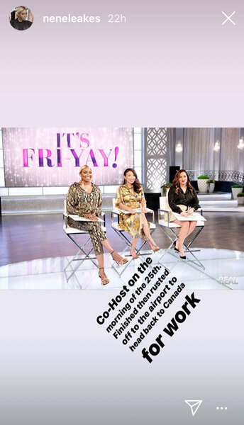 Nene Leakes Guest Co-Hosting The Real on February 25, 2019