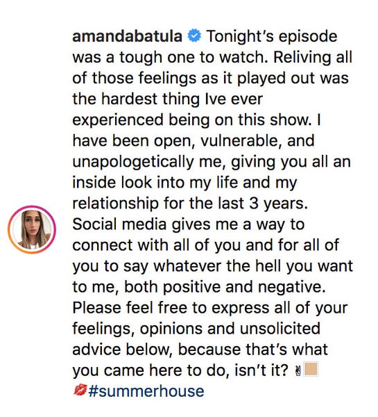 Amanda Batula Reacts to Kyle Cooke's Cheating Rumors on Instagram