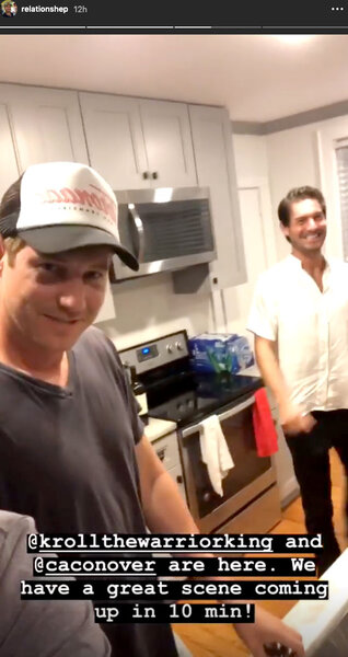Austen Kroll and Craig Conover at Shep Rose's House