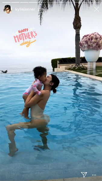 Kylie and Stormi Mother's Day