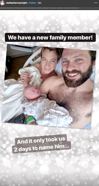 Top Chef Season 16 Contestant Adrienne Wright with Baby Son and Husband Brad Wright