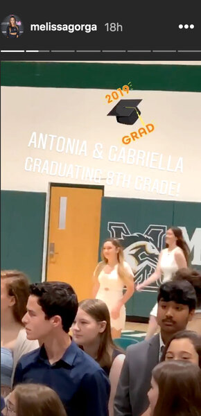 Antonia Gorga, Gabriella Giudice graduating
