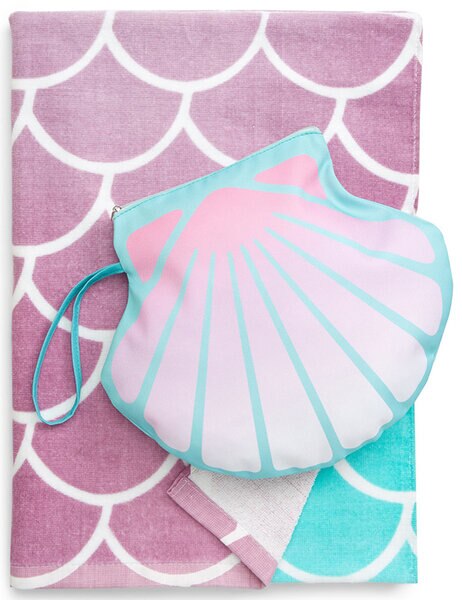Mermaid towel set