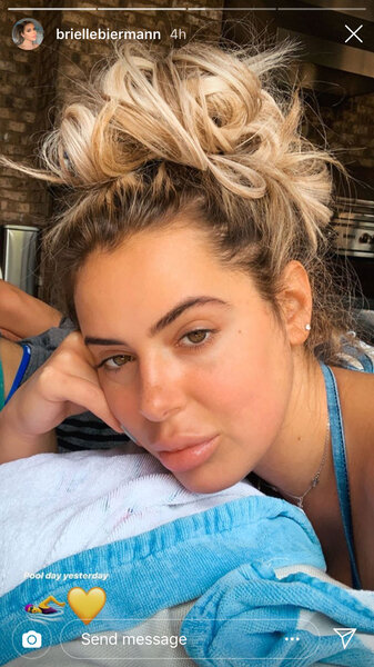 Brielle Biermann Is Glowing Without Makeup