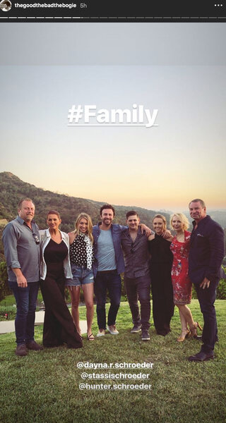 Beau Clark with Stassi Schroeder's Family