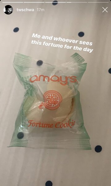 Tom Schwartz Instagram: Fortune Cookie