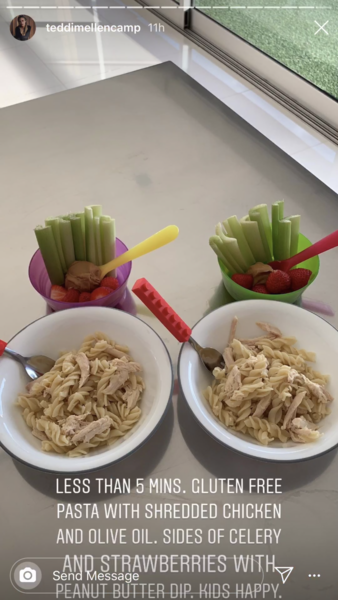 Teddi Mellencamp's Dinner Recipe for Kids: Gluten Free Chicken Pasta ...