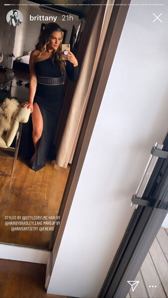 Brittany Cartwright Oscars Dress Fashion