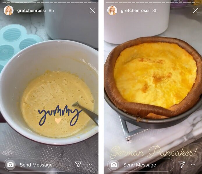Gretchen Rossi Pancakes