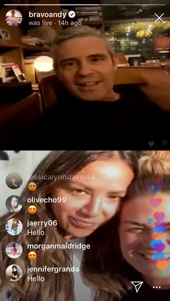 Andy Cohen Instagram Live 03