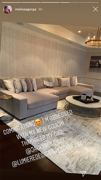 Melissa Gorga New Couch