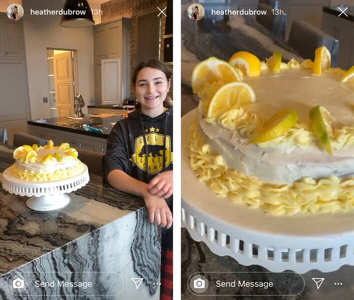 Heather Dubrow Katarina Lemon Cake