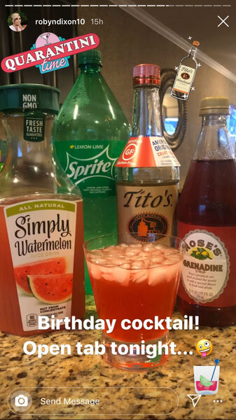Robyn Dixon Birthday Quarantine Cocktail 01