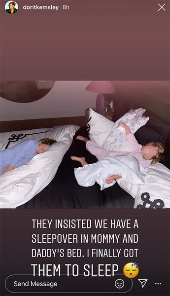 Dorit Kemsley Kids In Bed 1