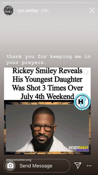 Rickey Smiley Daughter Shot Hospitalized 02