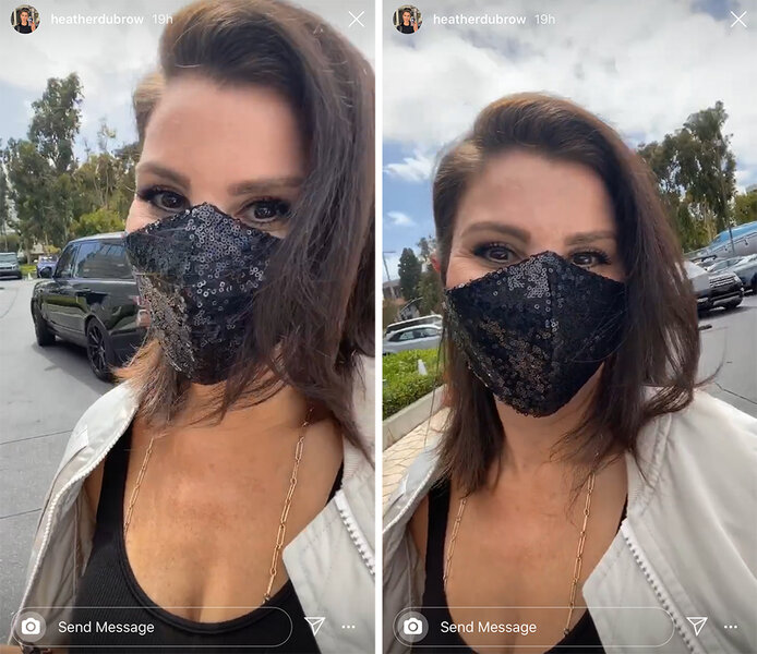 Heather Dubrow Face Mask 1