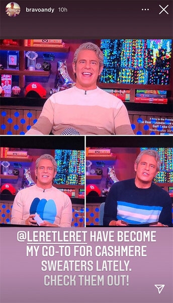 Andy Cohen Sweater 1