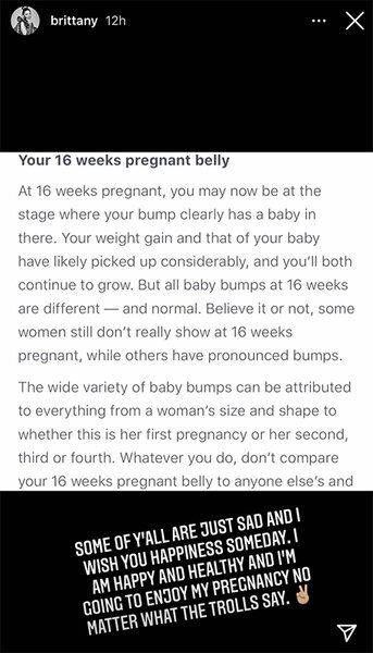 Brittany Cartwright Baby Bump Body 1 1