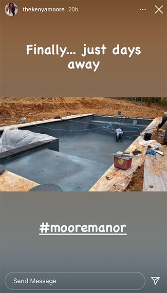 Kenya Moore Manor Pool 1