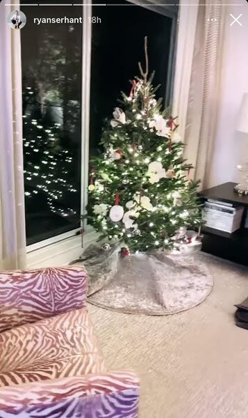 Ryan Serhant Emilia Bechrakis Christmas Tree
