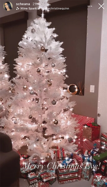Scheana Shay Christmas Tree 1