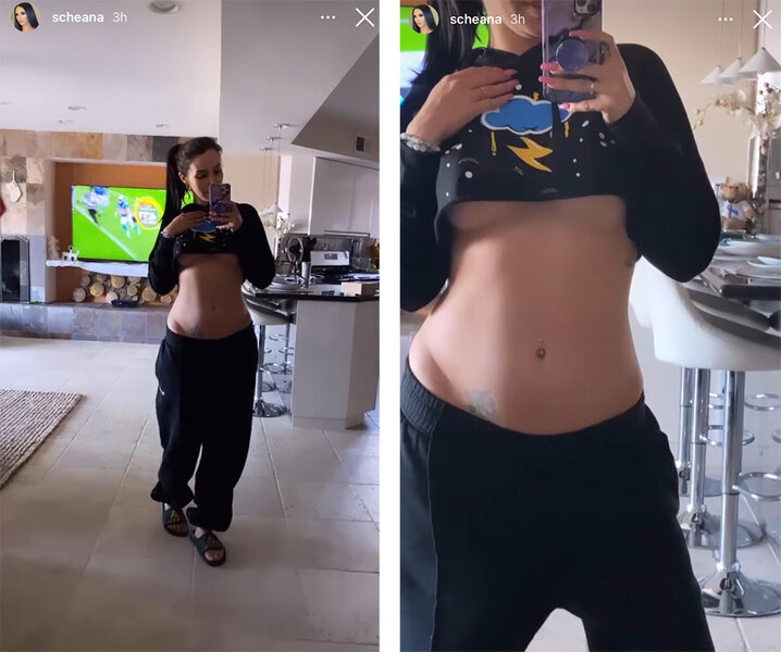 Scheana Shay Pregnancy Underboob 1