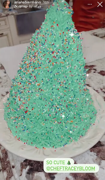 Tracy Bloom Christmas Tree Cake 1