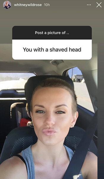Whitney Rose Shaved Head 1