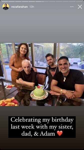 Reza Farahan Birthday Cake