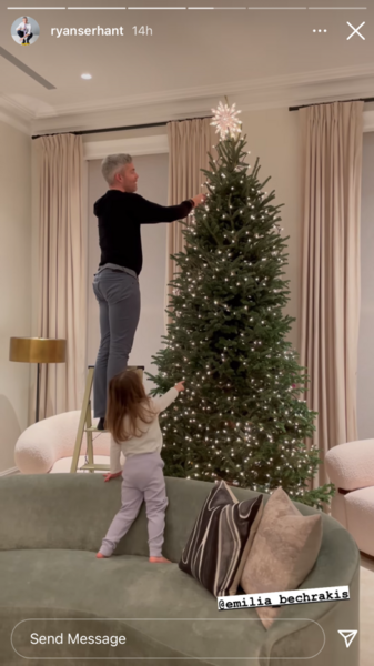 Ryan Serhant Shows Off Beautiful Christmas Tree: Photo