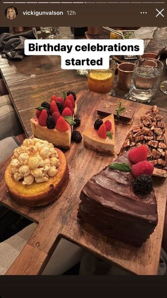 Vicki Gunvalson Birthday Dessert Spread