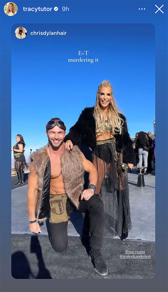 Tracy Tutor & Erik Anderson Wear Mad Max Costumes for Halloween