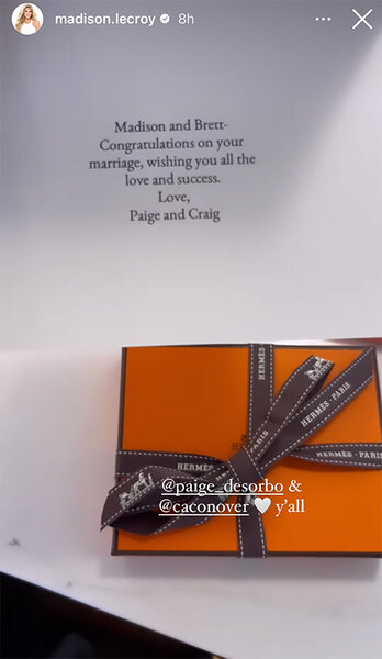 Style Living Ig Sc Madison Lecroy Brett Paige Desorbo Craig Conover Wedding Gift 1