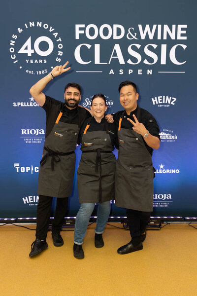 Chefs at the at the 40th anniversary of the FOOD & WINE Classic
