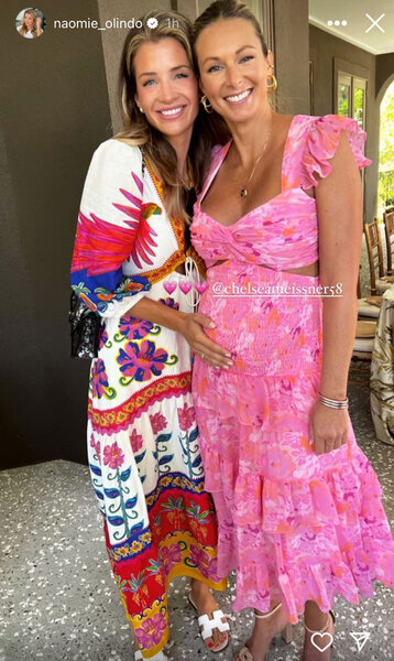 Naomie Olindo and Chelsea Meissner pose for a photo together.