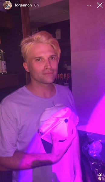 Tom Schwartz photographed with blond hair.