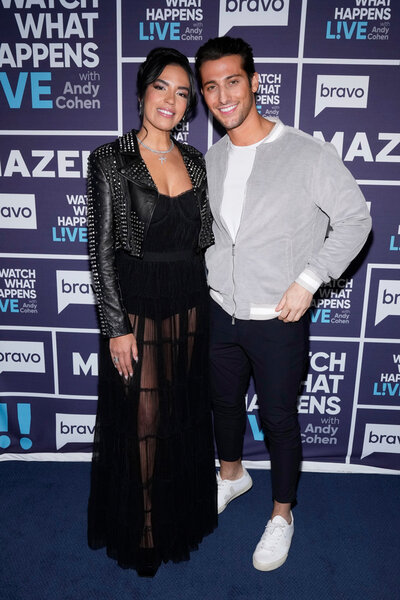 Danielle Olivera from Summer House and Joe Bradley from Southern Hospitality at WWHL
