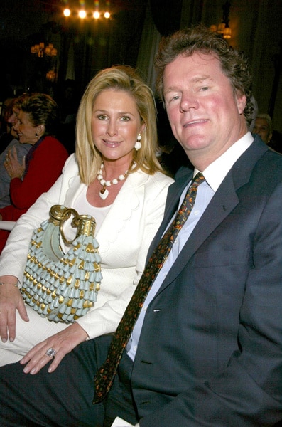Kathy Hilton and Rick Hilton at the Dennis Basso Fashion Show in New York City together