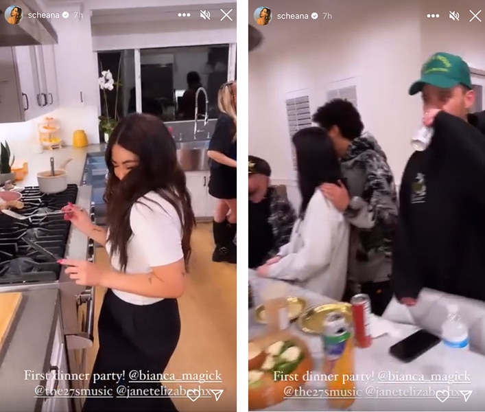 A series of images of a party at Scheana Shay's new house.