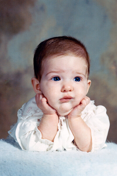 Erika Jayne as a baby