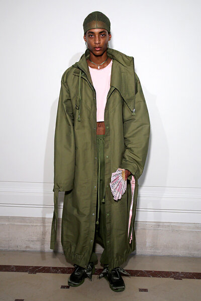 Anwar Hadid Modeled For Rihanna at Paris Fashion Week | The Daily Dish
