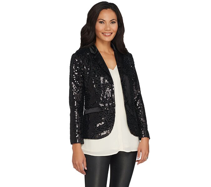 Dorit Kemsley's Sparkly Blazer from Lisa Rinna QVC Collection | The ...