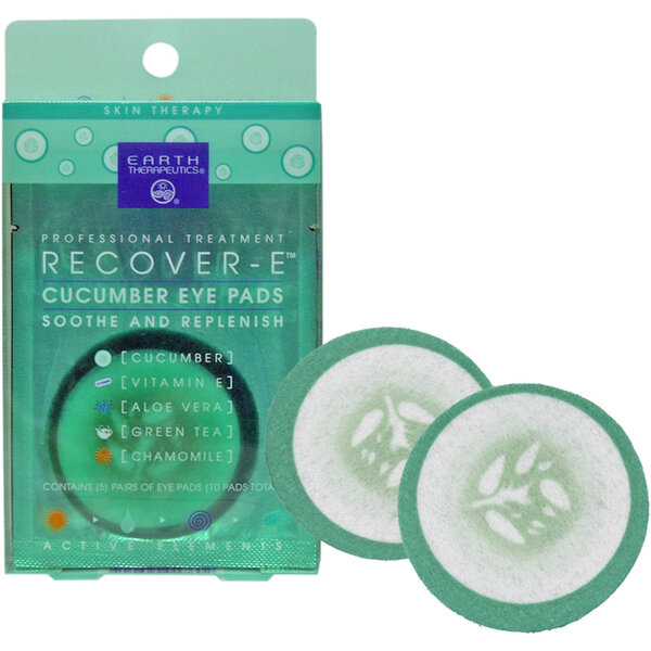 Earth Therapeutics Under-Eye Patch, Green Tea Hydrogel - 5 patches