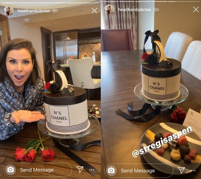 Heather Dubrow Valentines Day Chanel