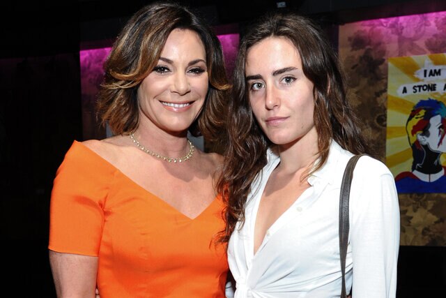 Luann and Victoria pose together at an event.