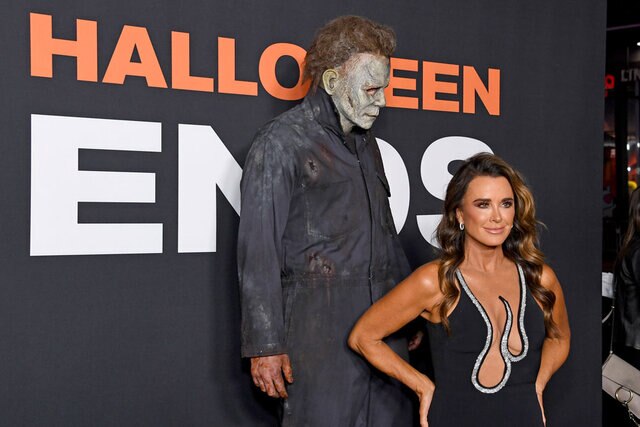 Kyle Richards at the Halloween Ends premiere.